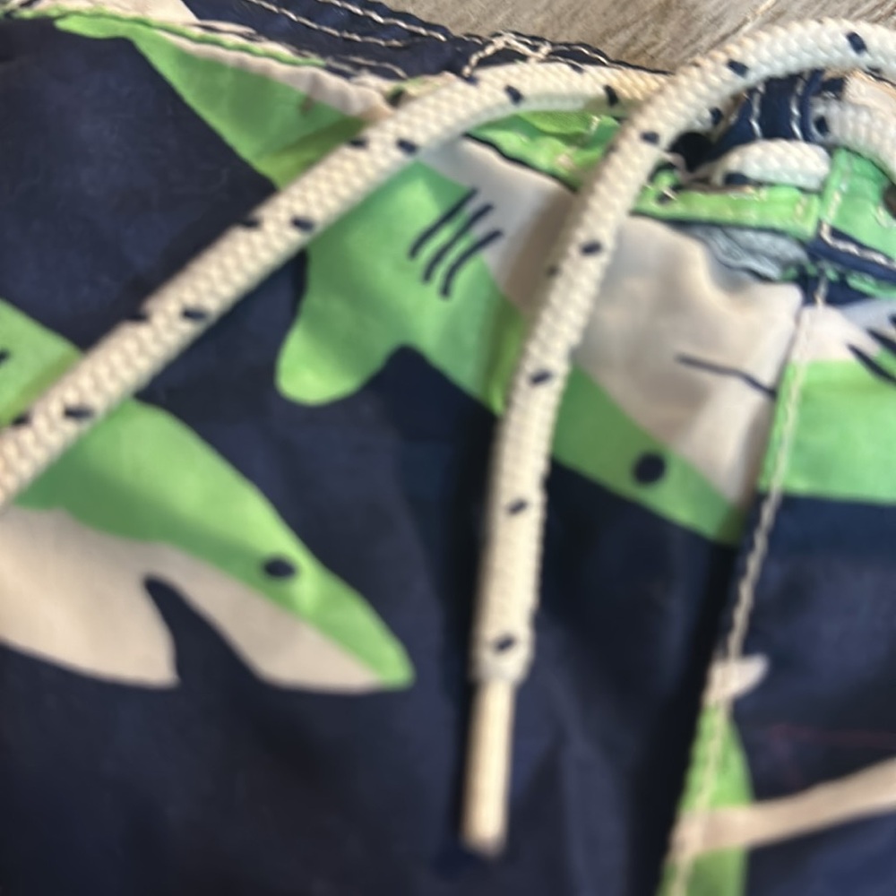 Carters Kids Shark Print Swim Trunks 4T - Picture 3 of 4